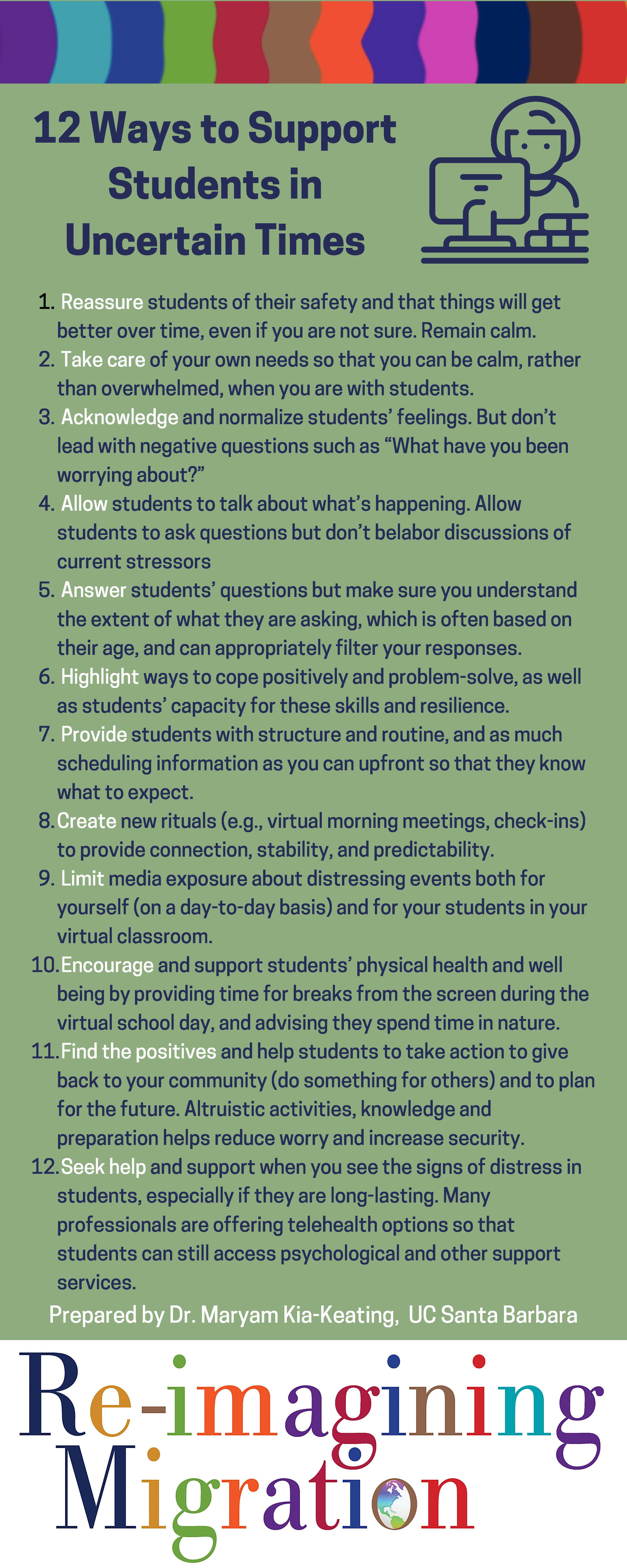 12 ways to support students in uncertain times